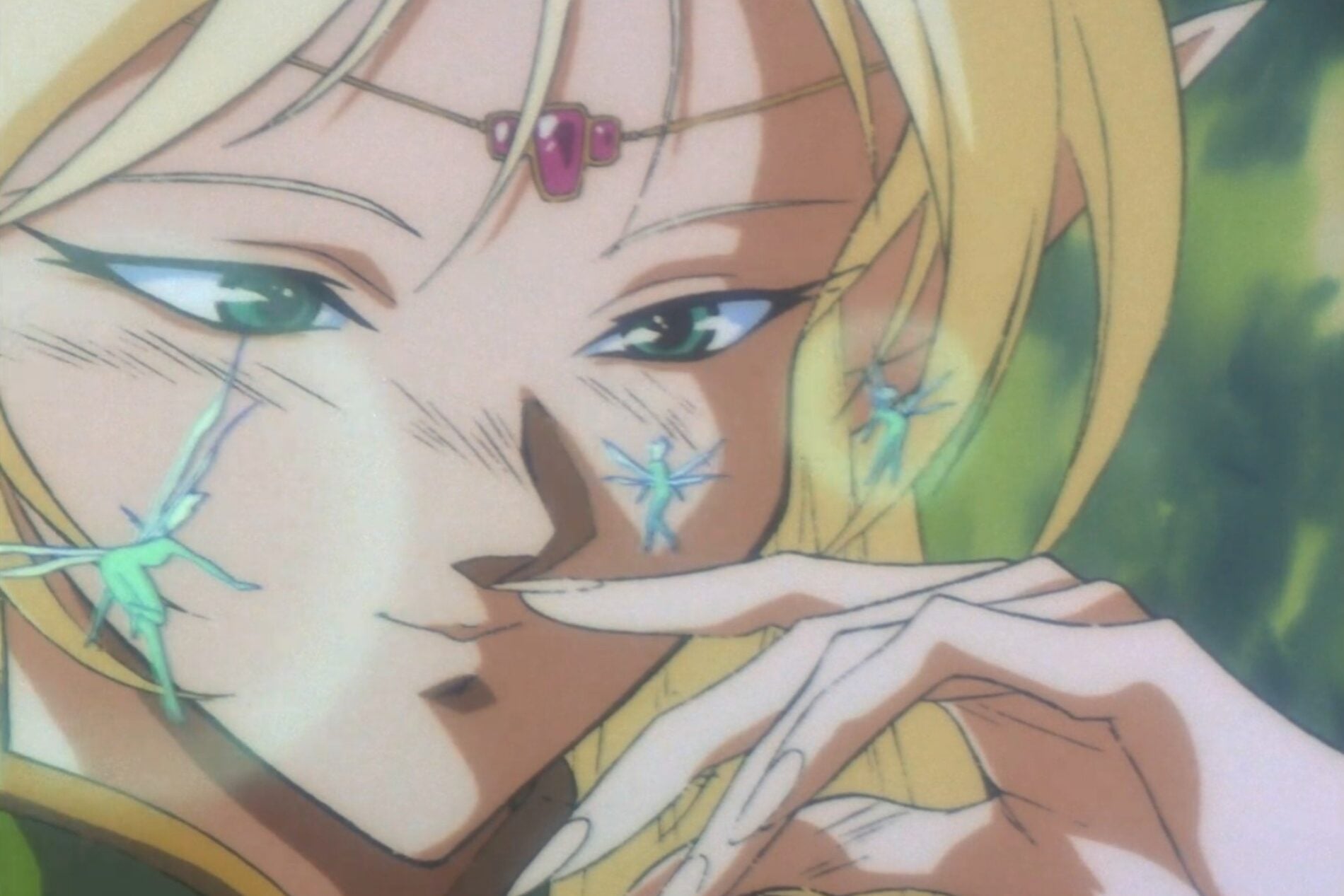 Record Of Lodoss War still of Deedlit.