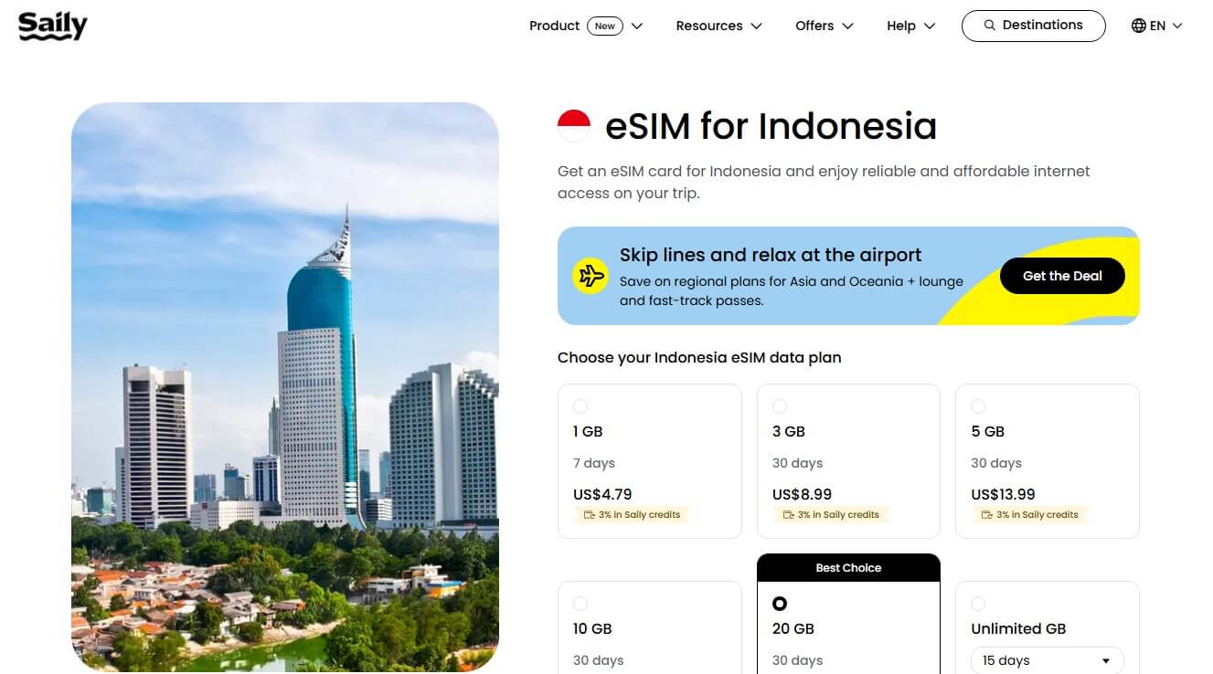 Saily Indonesia Esim