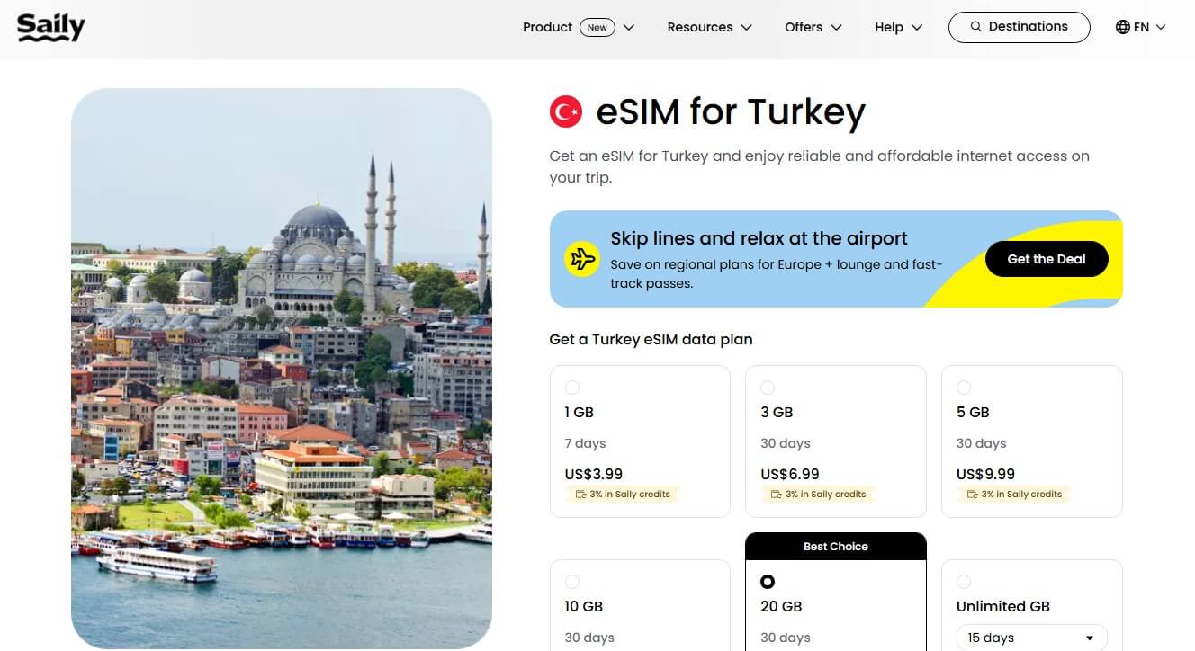 Saily Esim Turkey