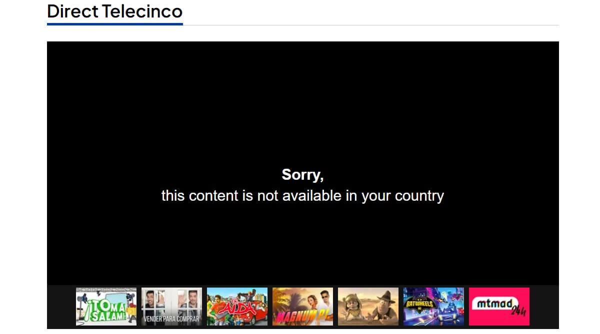 Spanish Tv In Usa Blocked