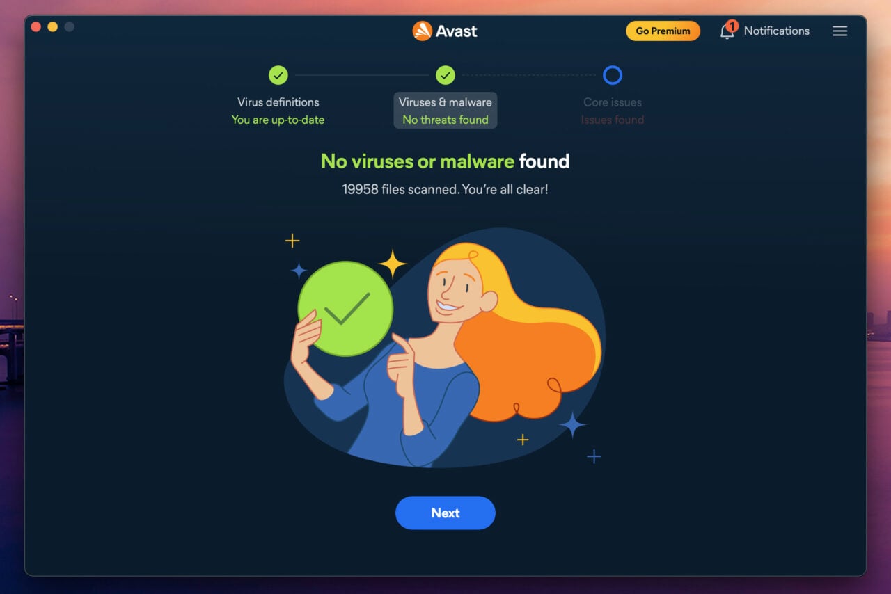 Avast Rebuilt Its Security App Around A Simple Idea Start Free Add Antivirus Avast One Gizmodo 1280x854 