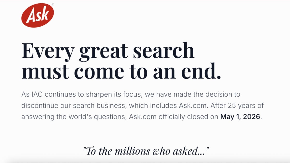 Ask.com Is Dead, and I’m Begging Its Owners Not to Bring AskJeeves Back as a Chatbot