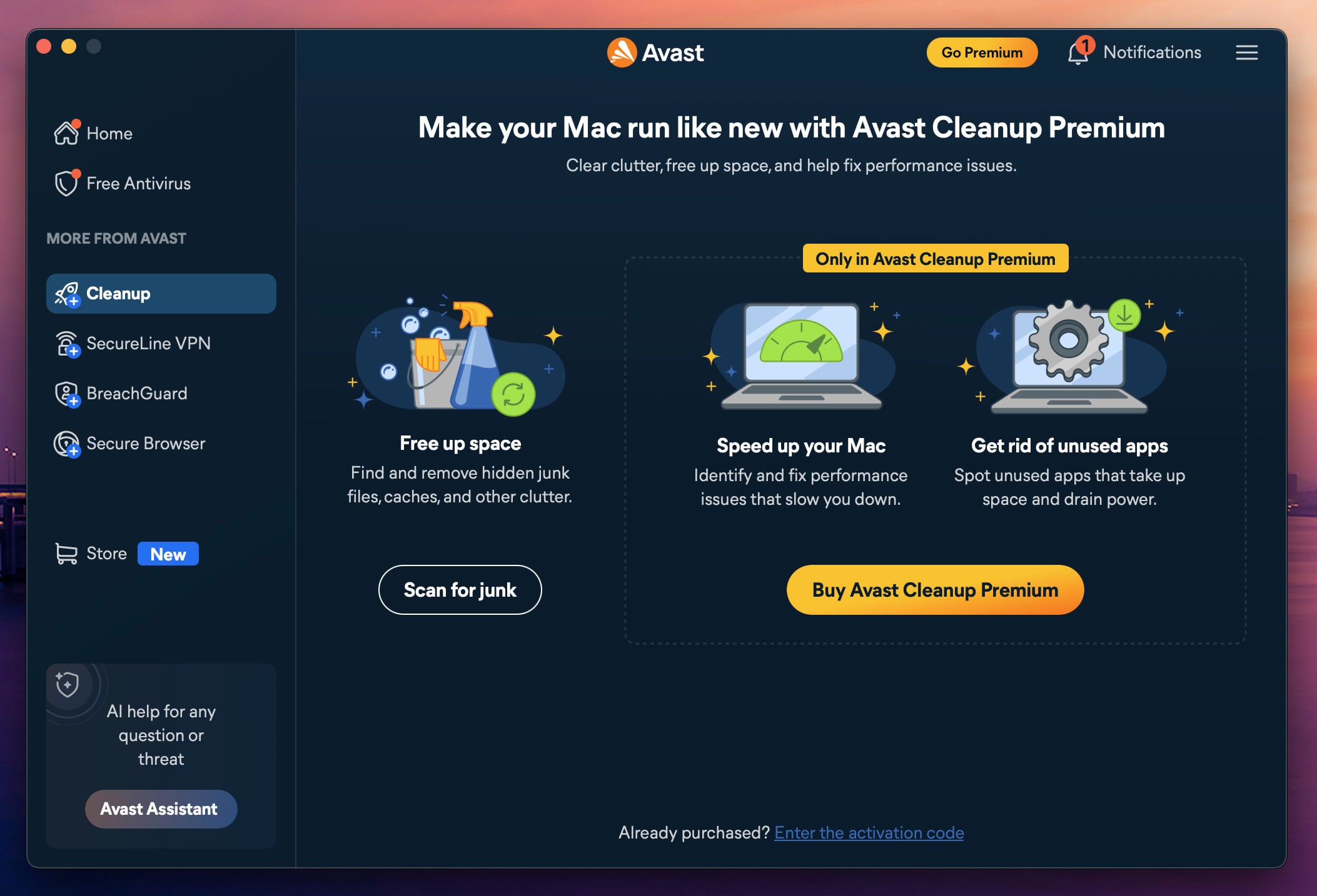 Avast Cleanup