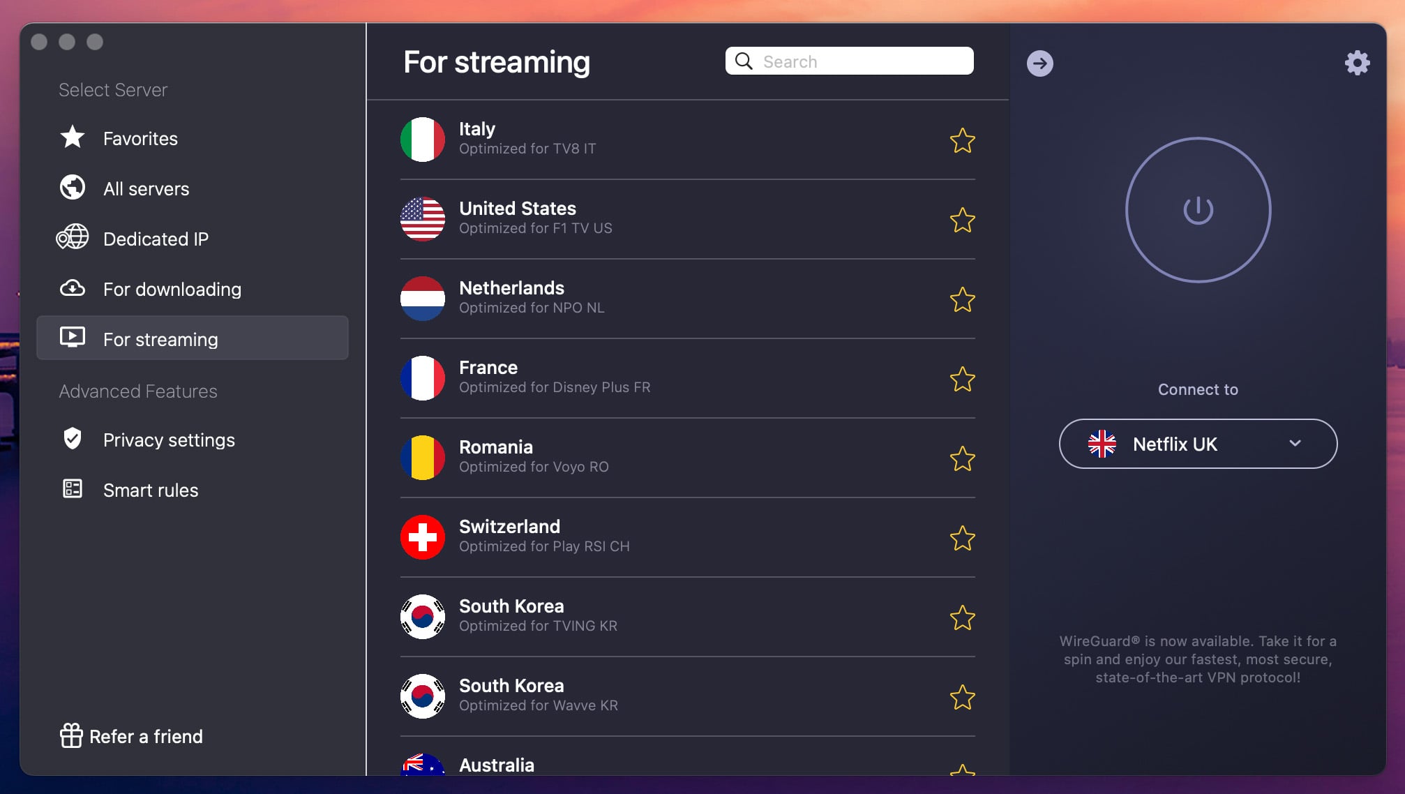 Cyberghost Streaming Countries Vpn Gizmodo