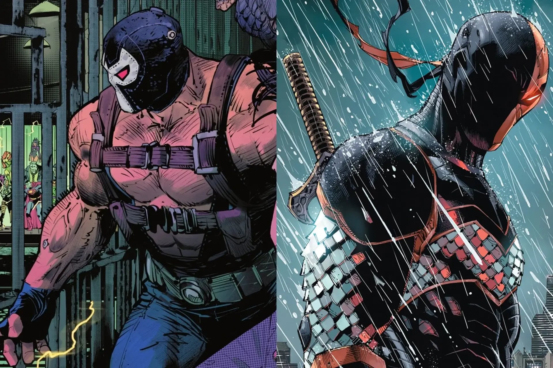 Deathstroke Bane Batman