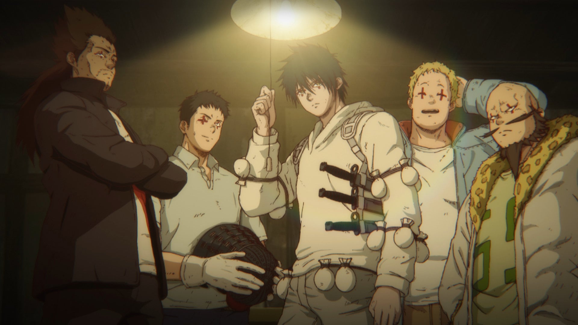 Dorohedoro still of the Cross Eyes.