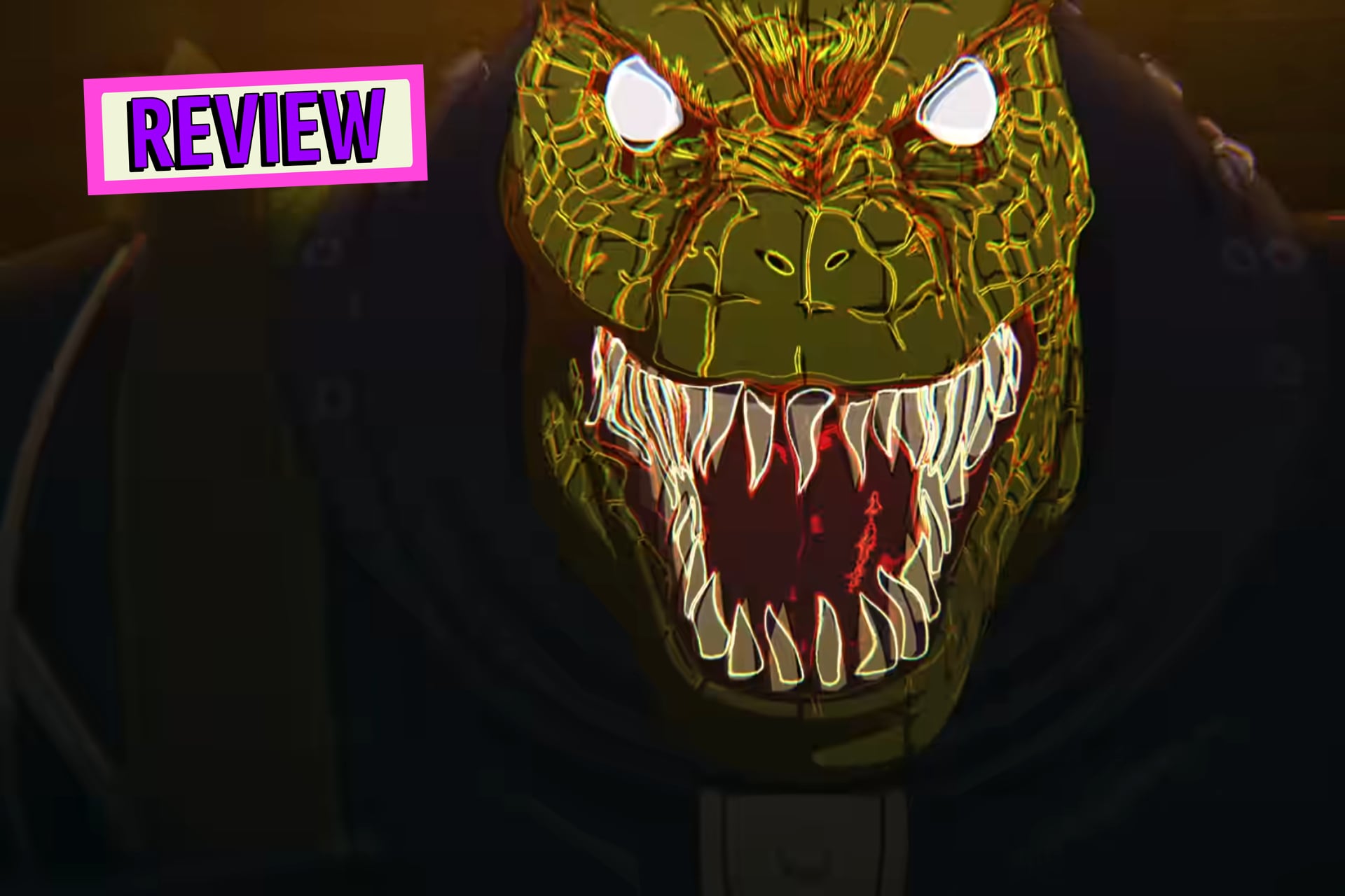 Dorohedoro still of Caiman.