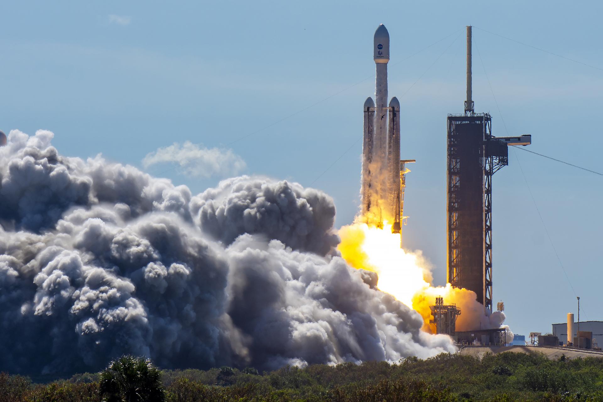 Europa Clipper Lifts Off With Fire And Smoke