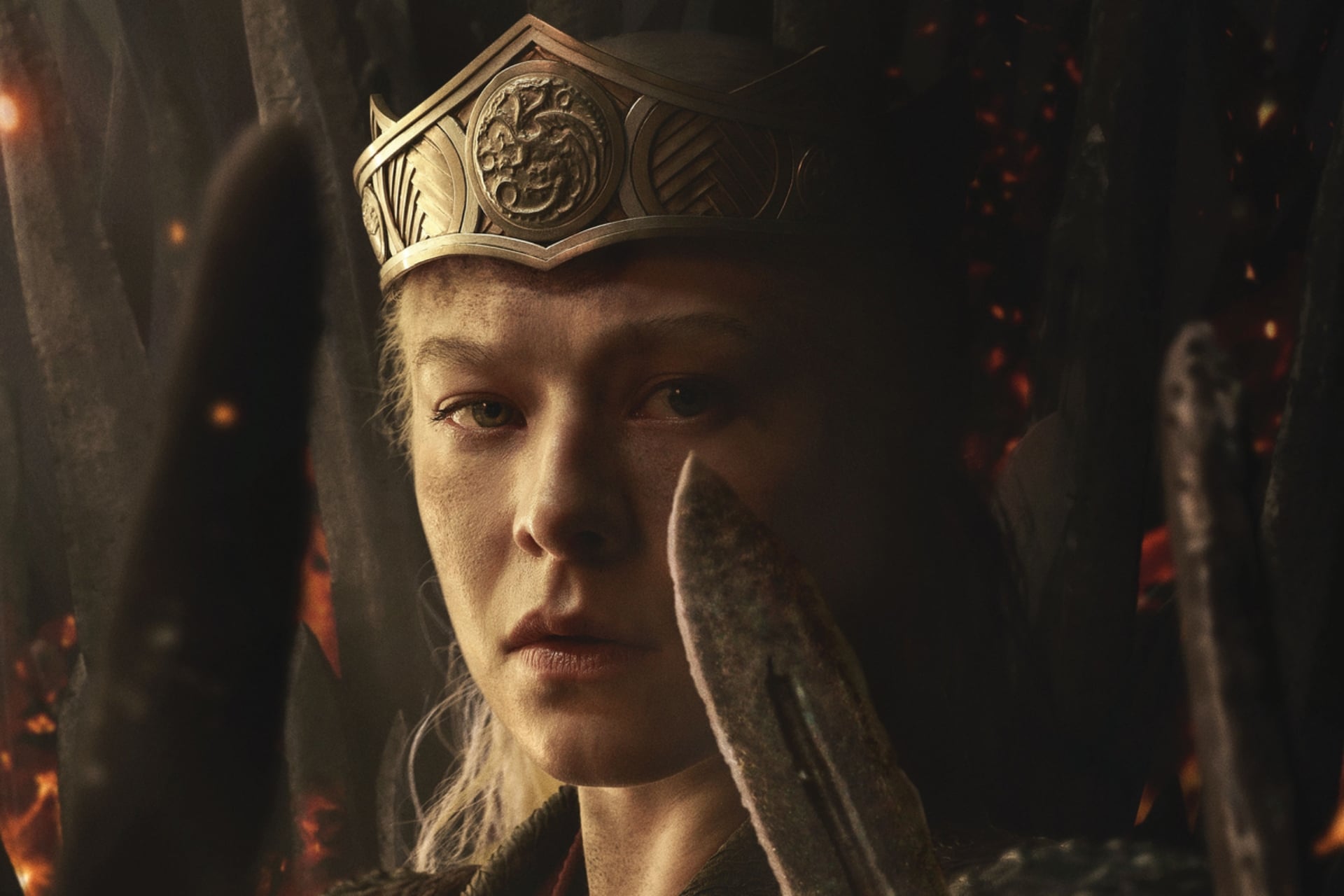 Emma D’arcy as Rhaenyra Targaryen.