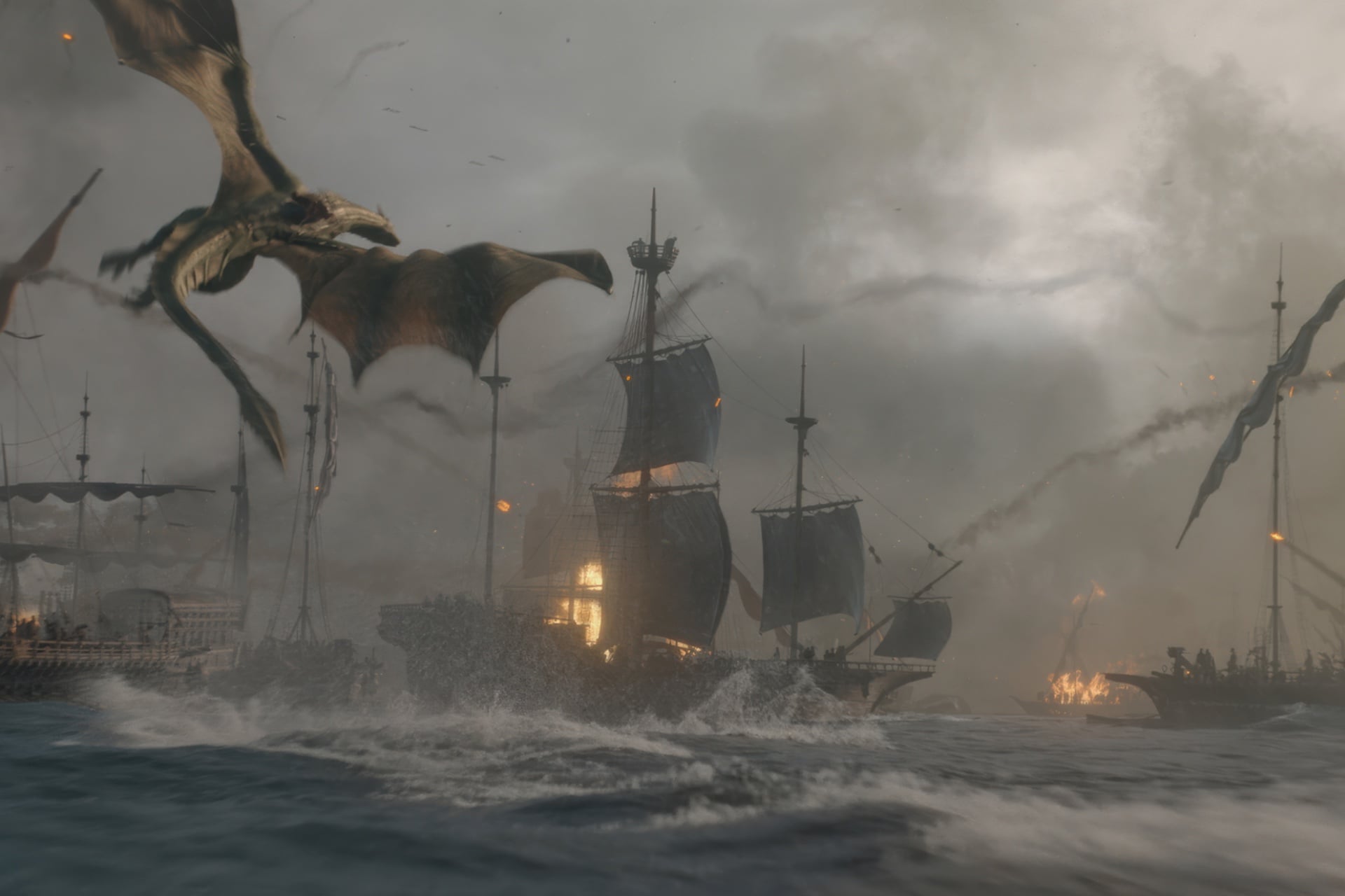 The Battle of the Gullet in 'House of the Dragon' season three.