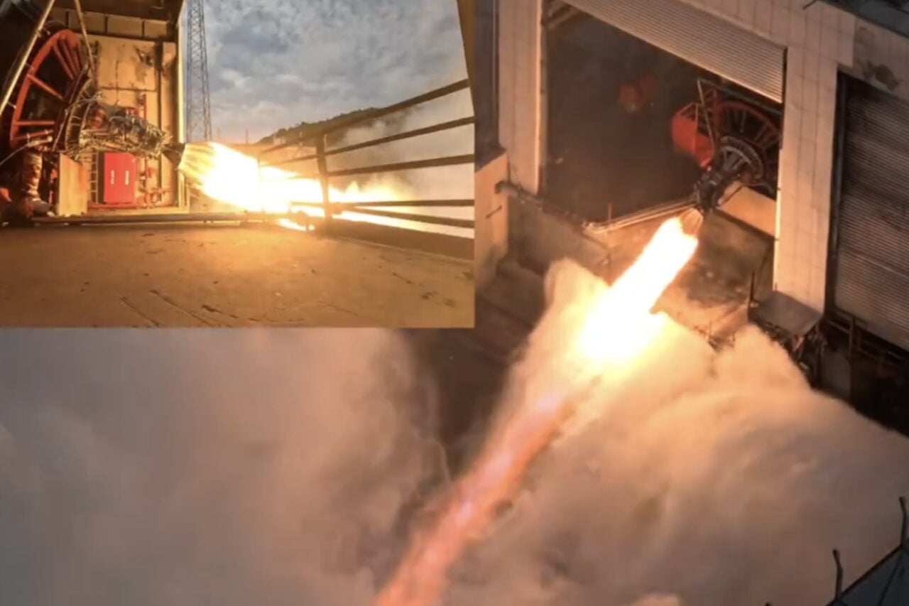 Mega Engine Hot Fire Test