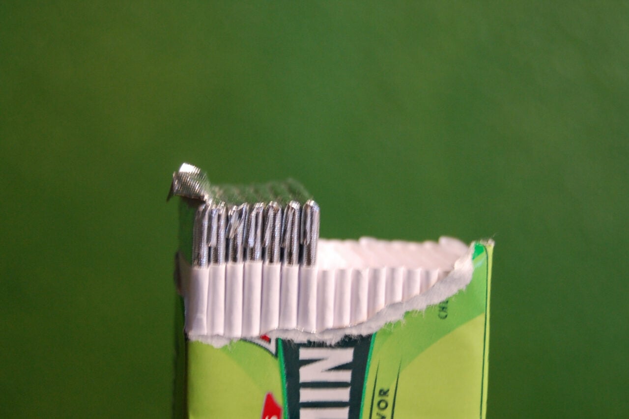 Mint Chewing Gum Sticks
