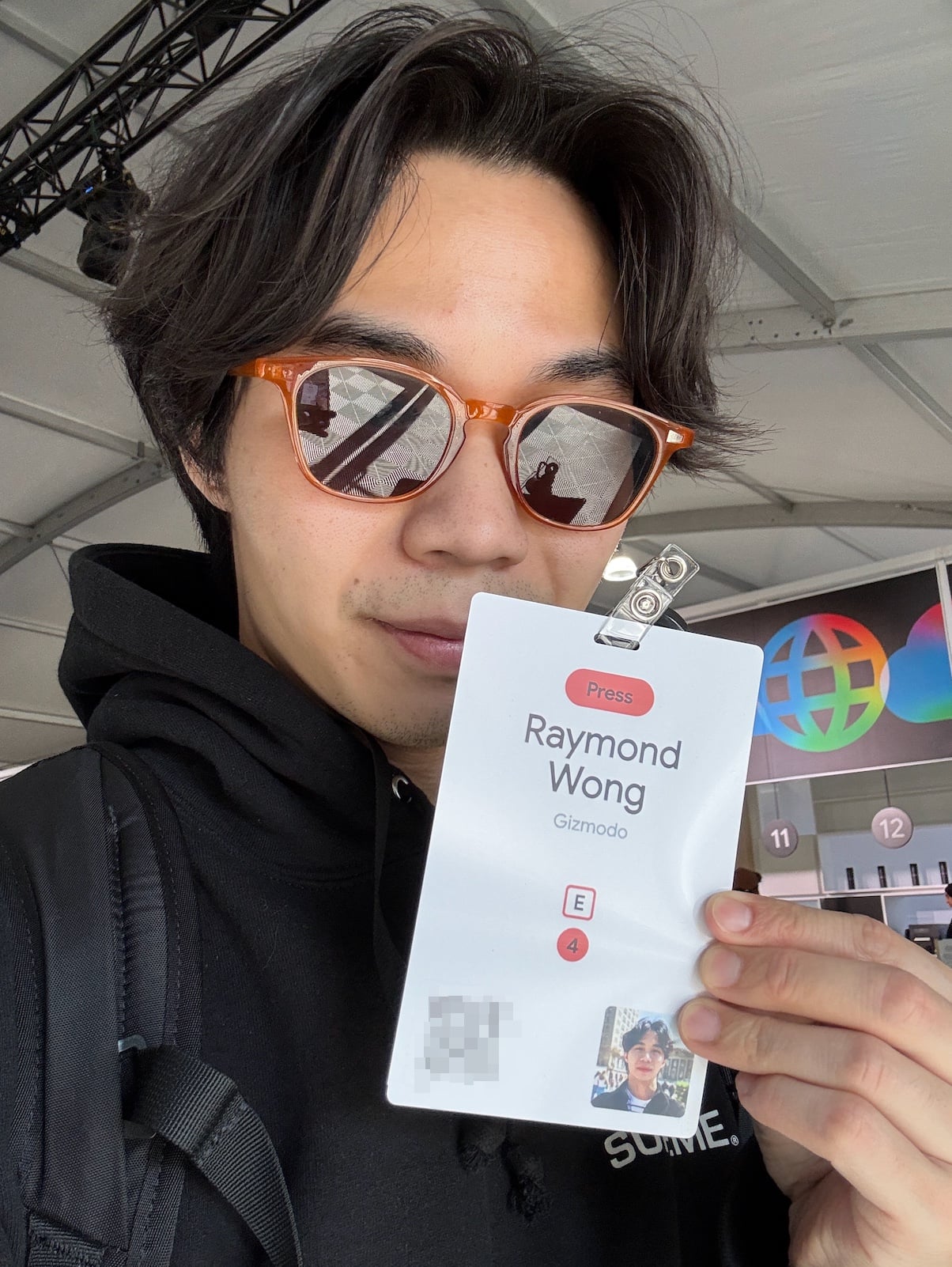 Gizmodo Senior Consumer Tech Editor Raymond Wong picked up his Google I/O 2026 badge