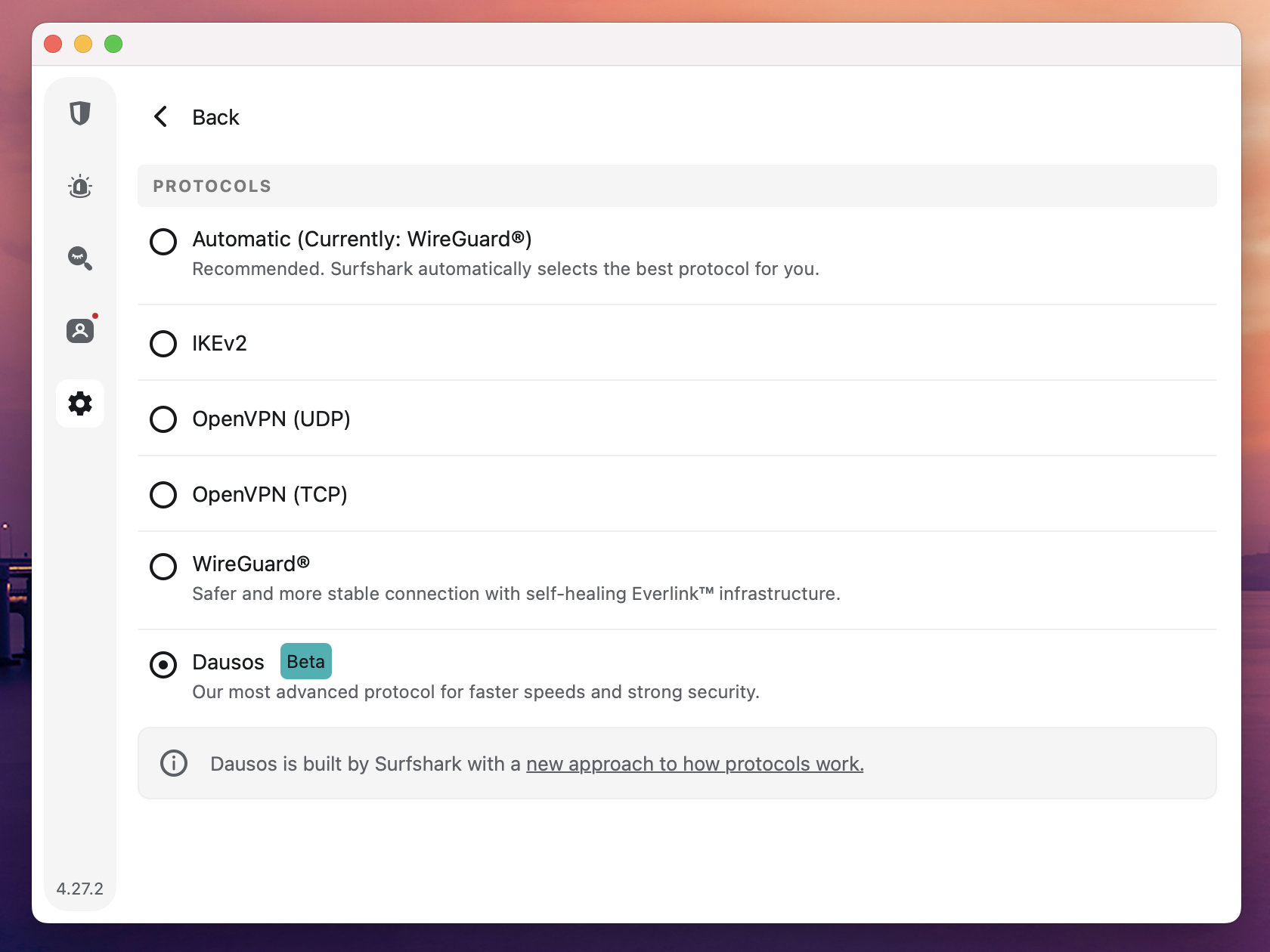 Surfshark Dausus Protocol