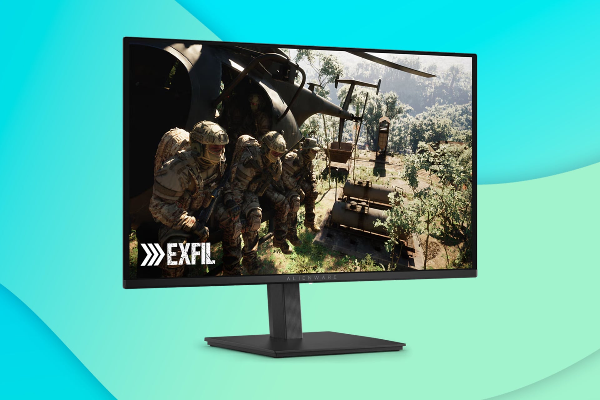 An image of the Alienware AW2726DM QD OLED.