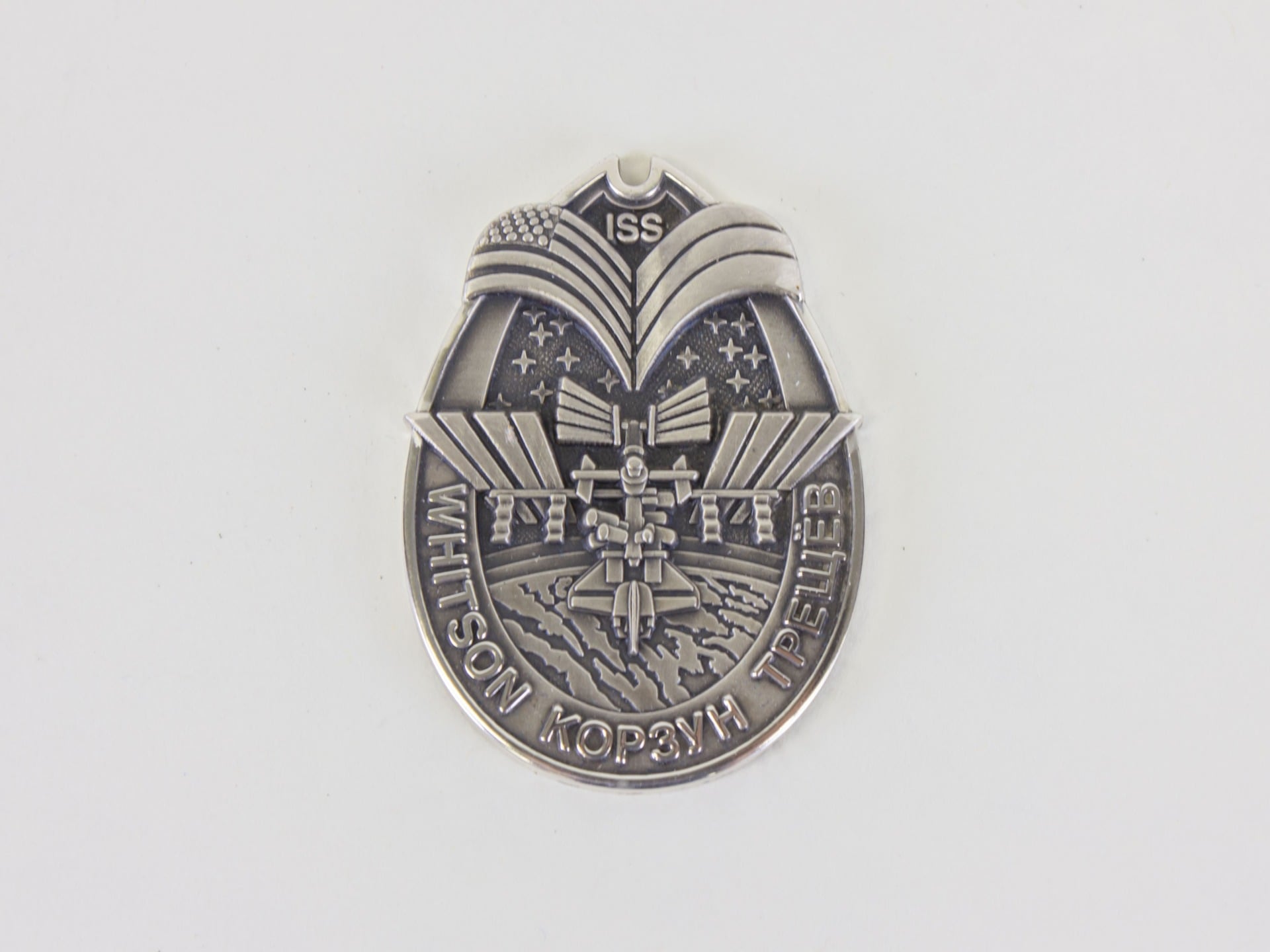The International Space Station Medallion included in the America 250 time capsule.