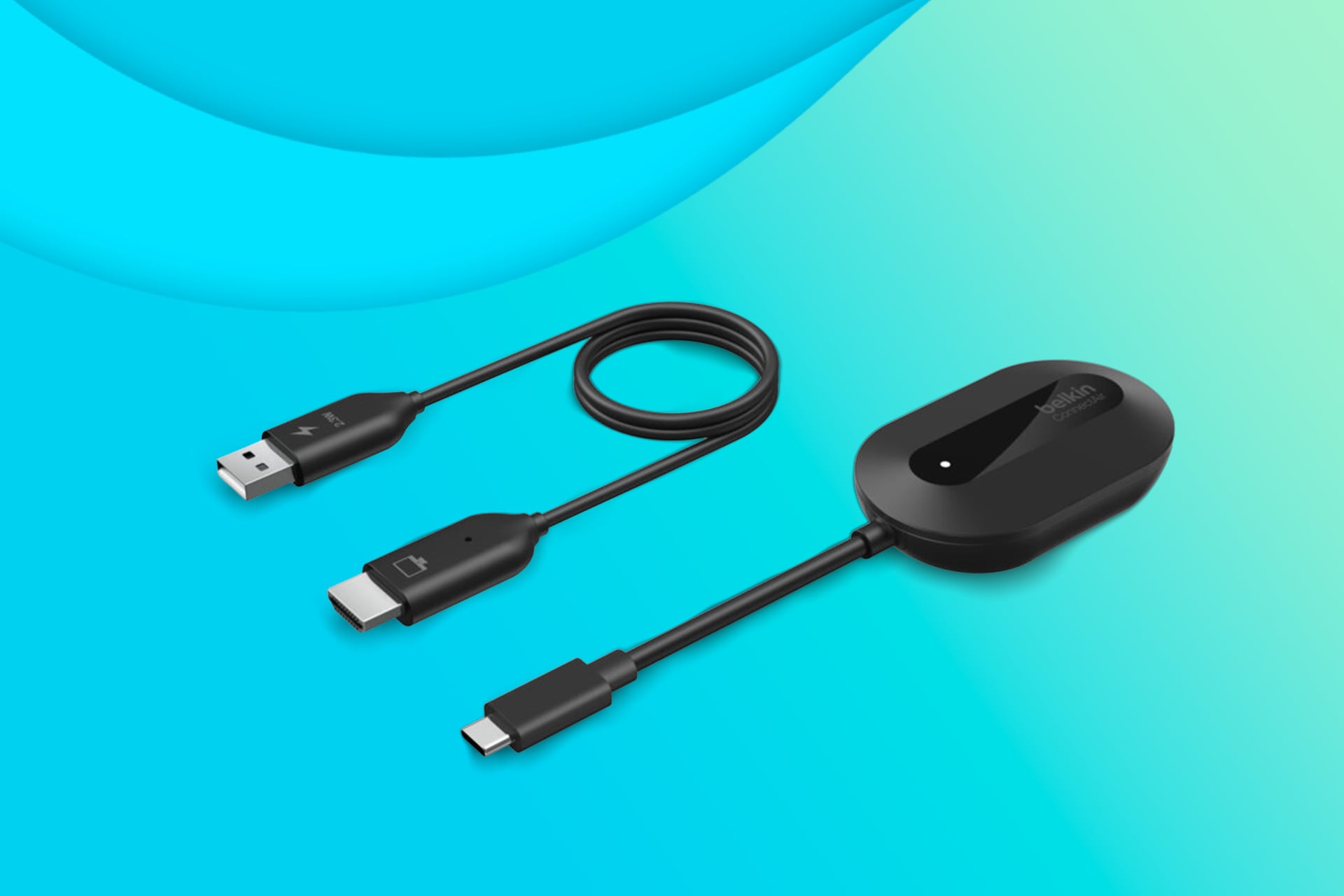 An image of the Belkin HDMI Display Adapter.