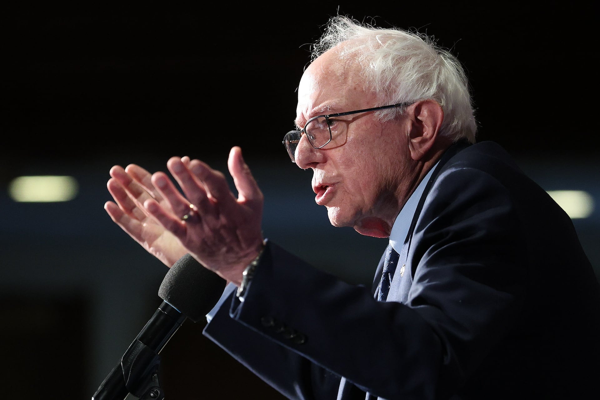 Senator Bernie Sanders speaks at the National Press Club in June 2026.