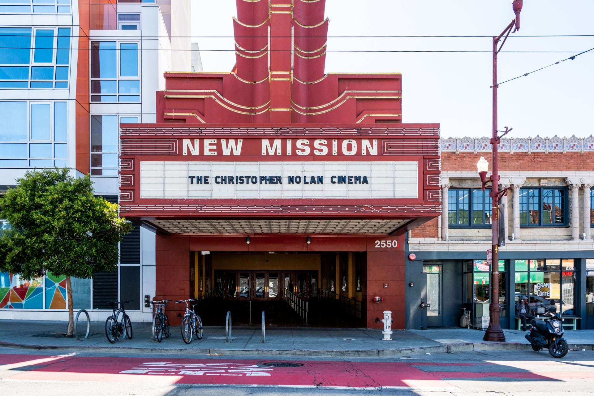 The newly named Christopher Nolan Cinema in San Francisco.