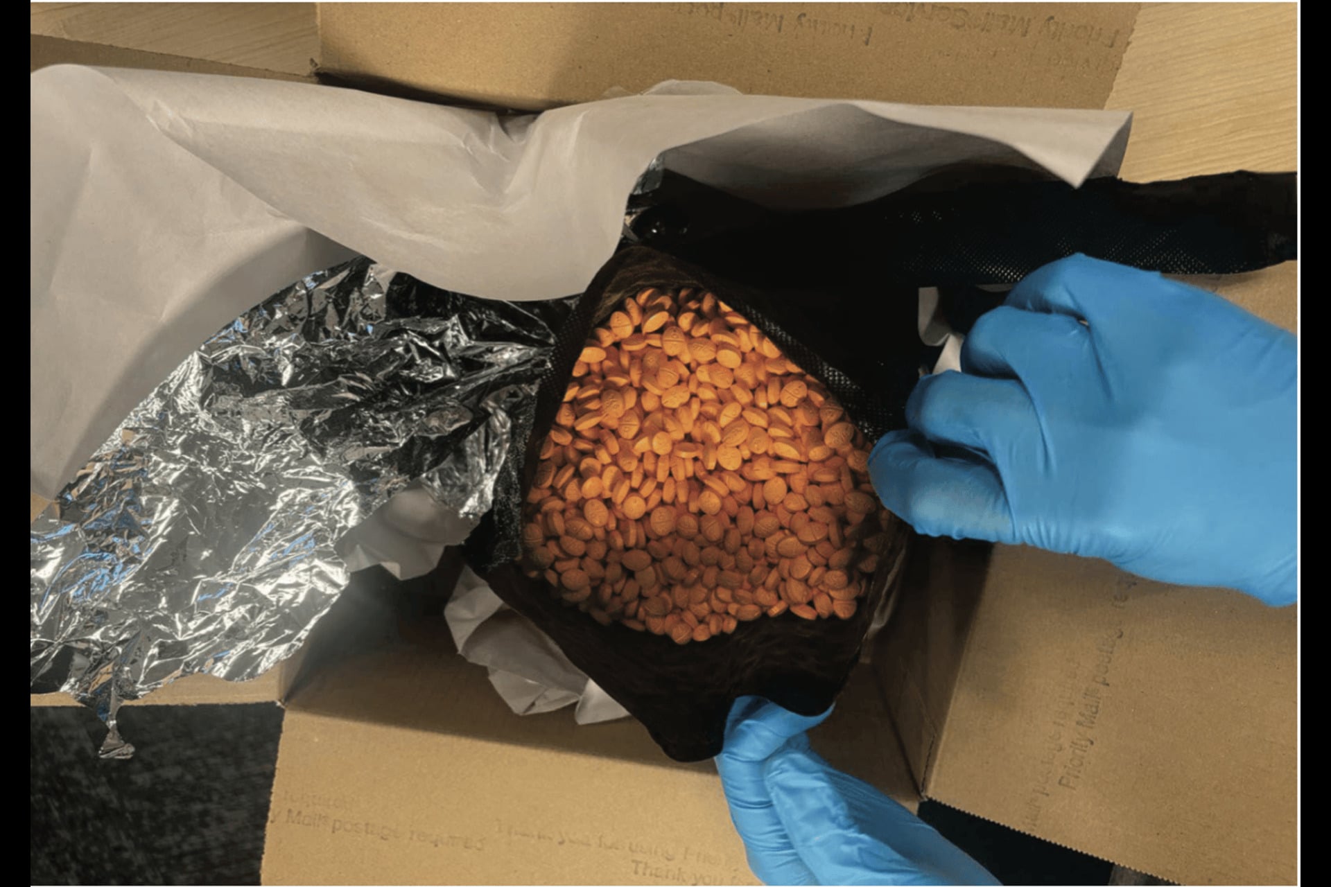 Photo of pills associated with the DaddyBiden case