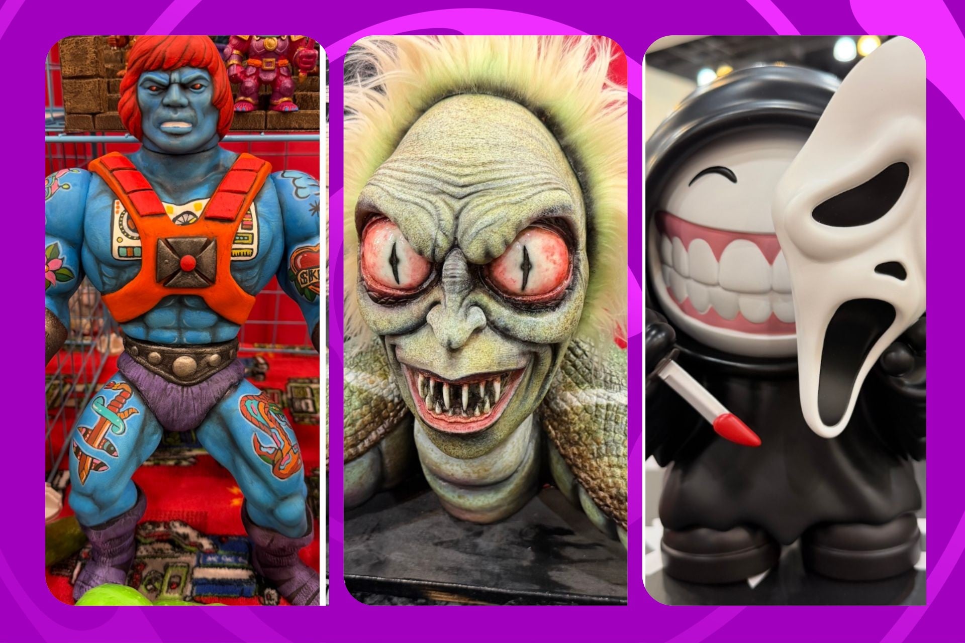 A few of the fun art pieces and collectibles we loved at DesignerCon 2026.