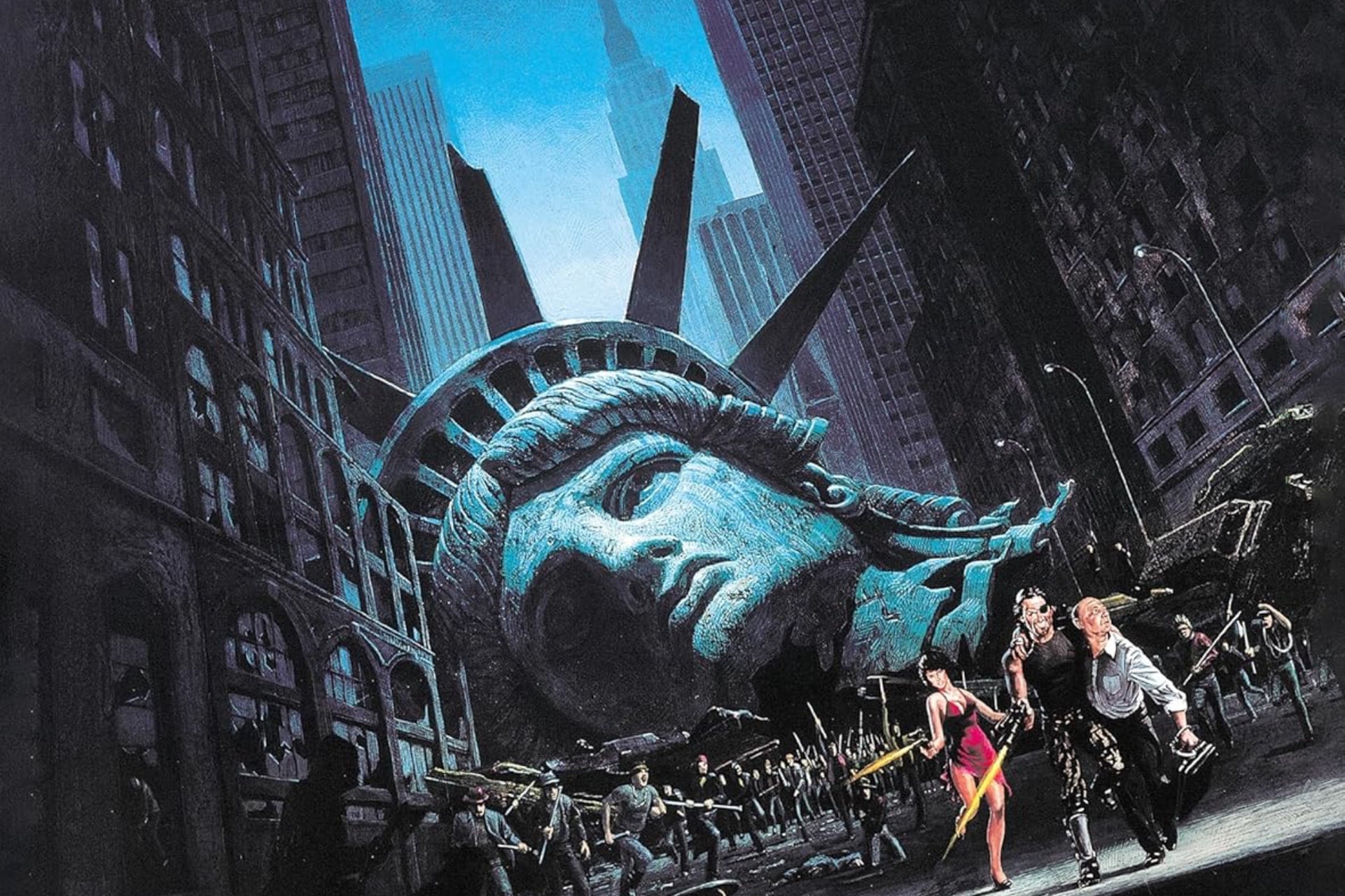 The film's iconic poster seen in the cover art for 'Escape from New York: The Official Story of the Film.'