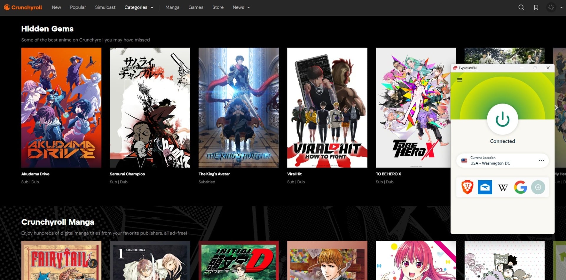 Expressvpn Crunchyroll Unblocked