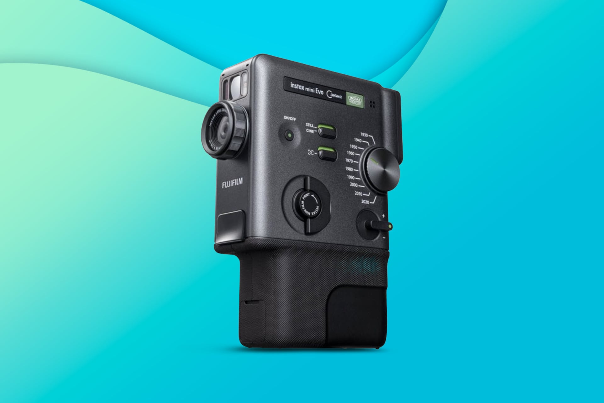 An image of the Fujifilm Instax Mini Evo Cinema.