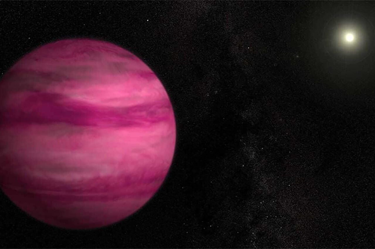 Gj504b Exoplanet Pink Puffy Planet