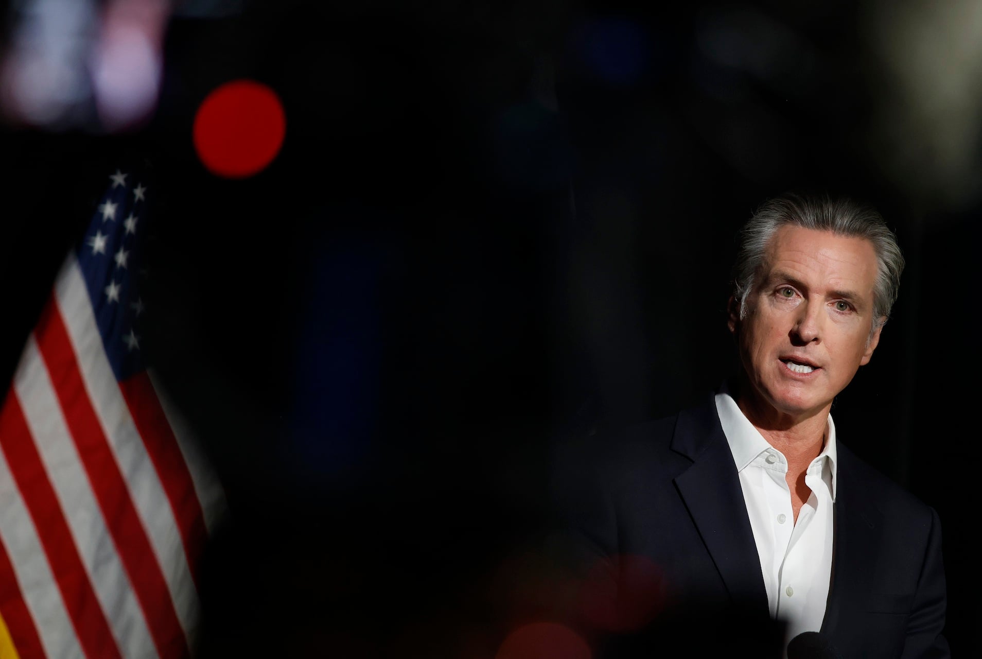 Governor Gavin Newsom photographed at the California Economic Summit in October 2025.