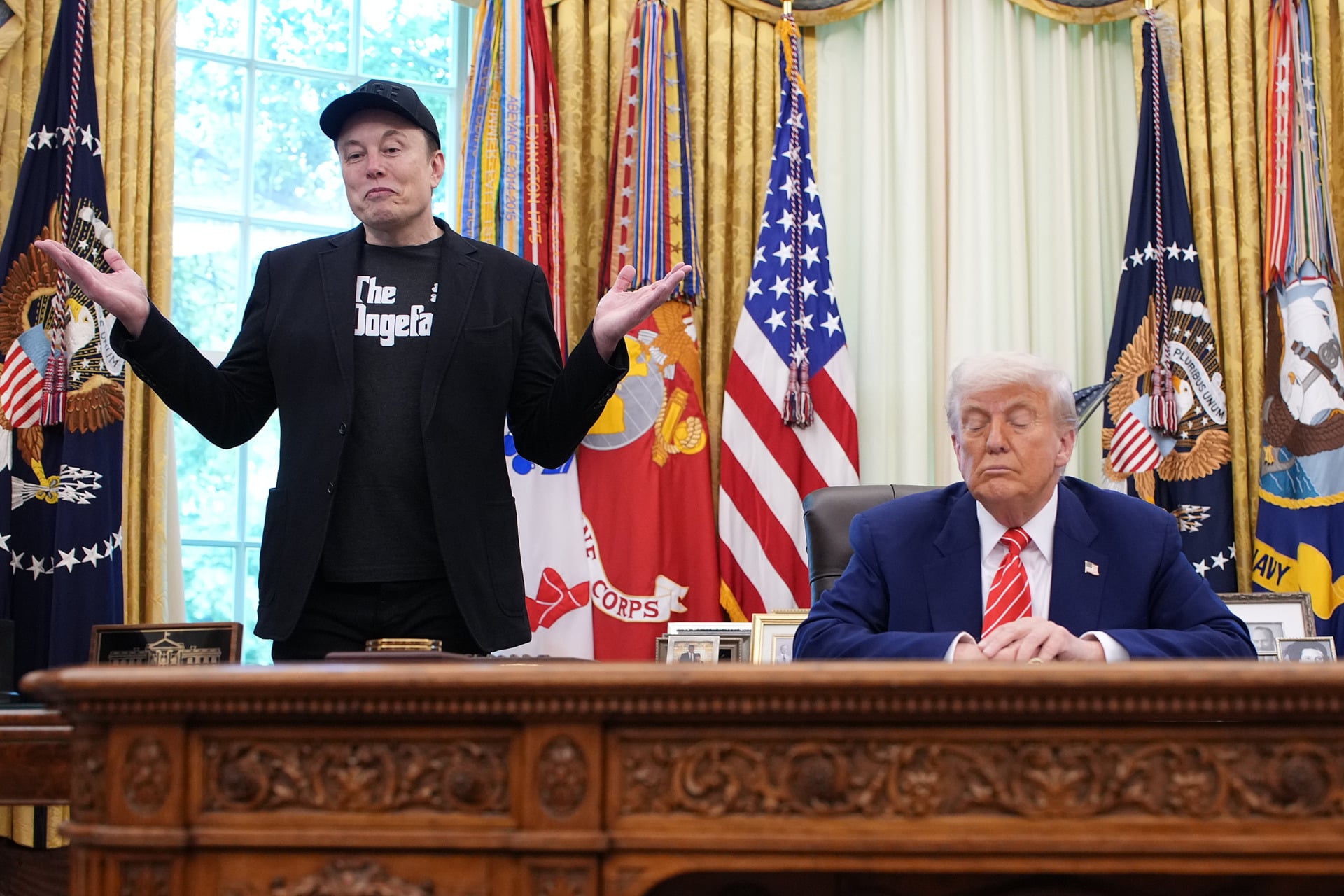 President Trump and Elon Musk