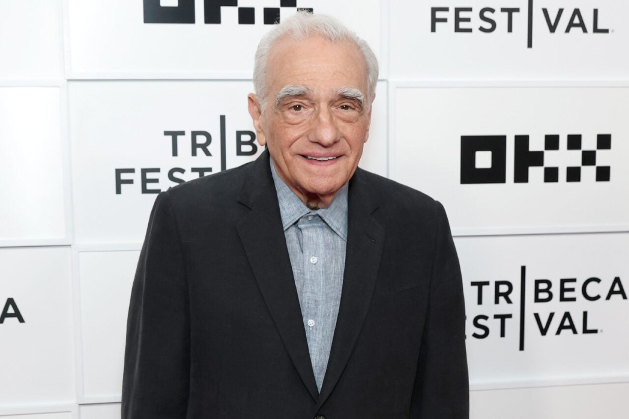 Martin Scorsese on the red carpet at the Tribeca Film Festival