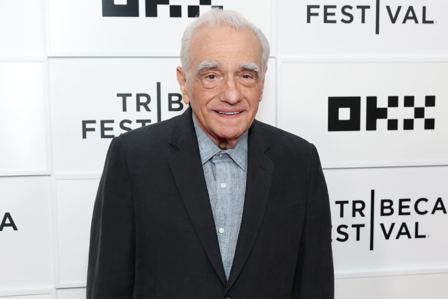 Martin Scorsese on the red carpet at the Tribeca Film Festival