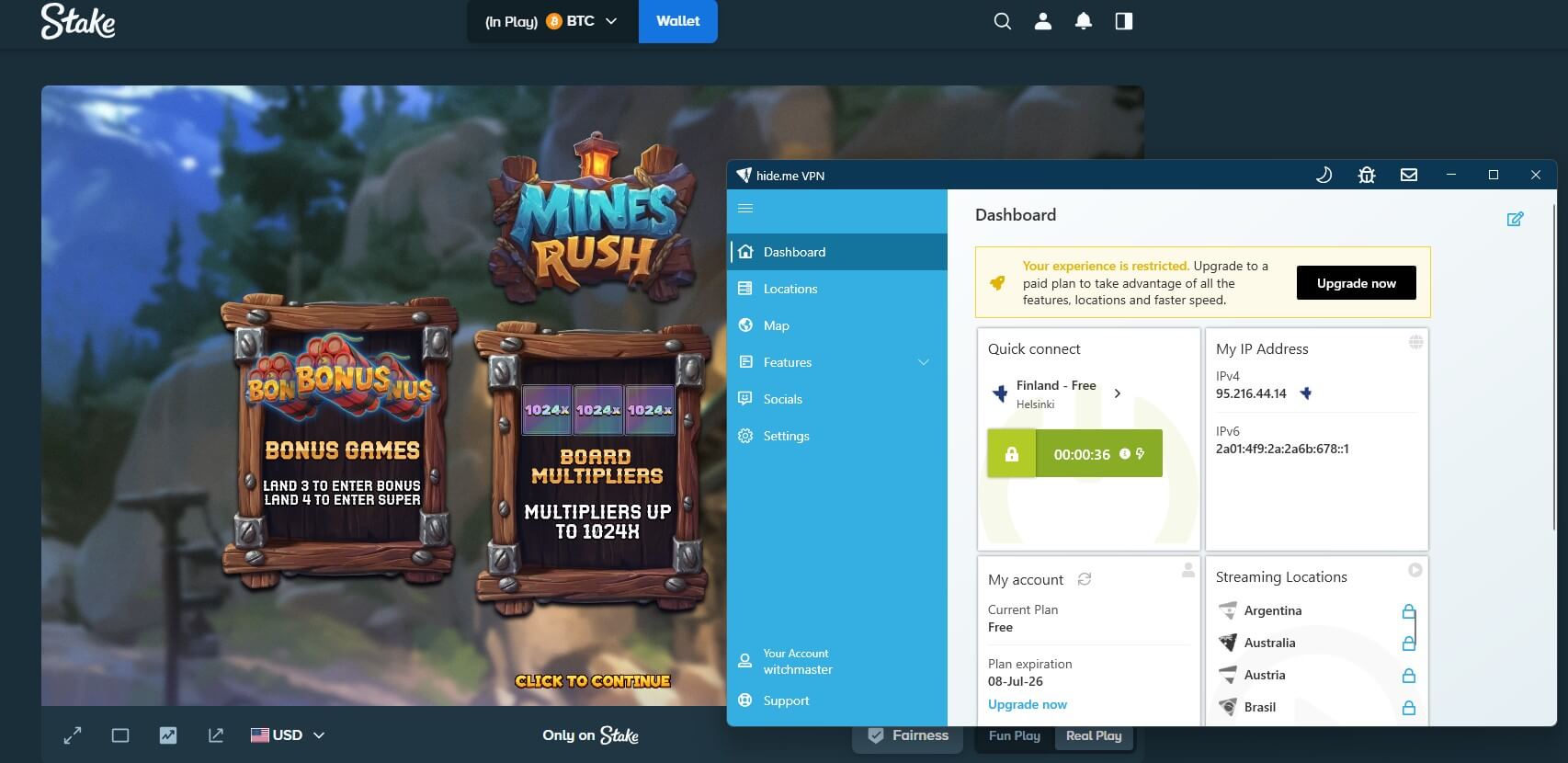 Hide.me Vpn Stake Unblocked