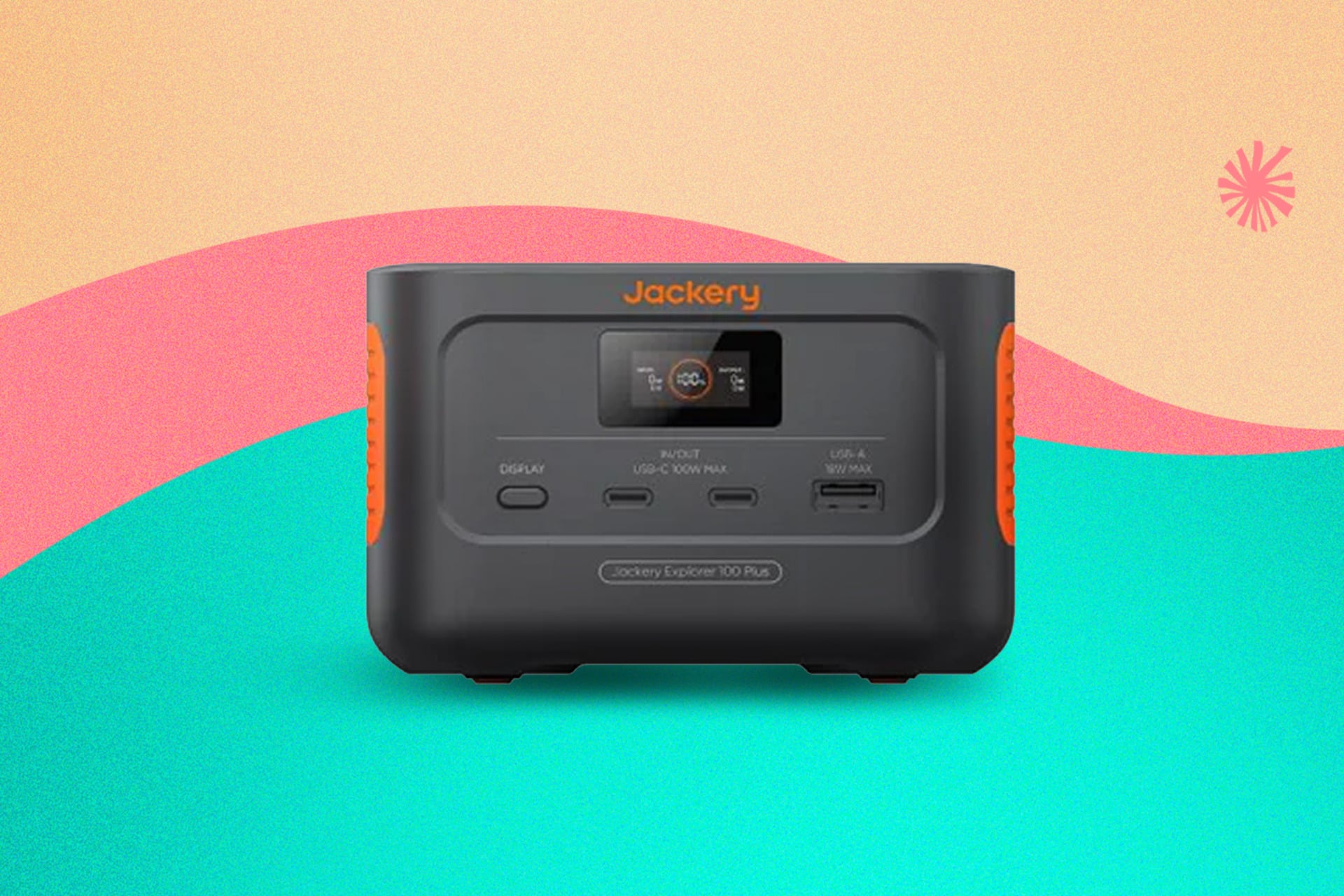 A product image of the Jackery Explorer 100 Plus.