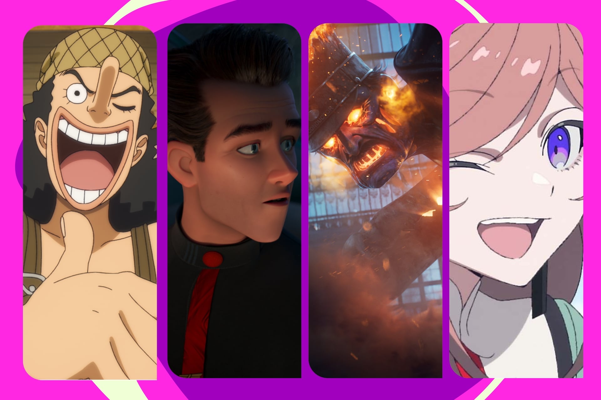 'The One Piece,' 'Ray Gunn,' 'Ghostbusters: Night Shift,' and 'The Ribbon Hero.'