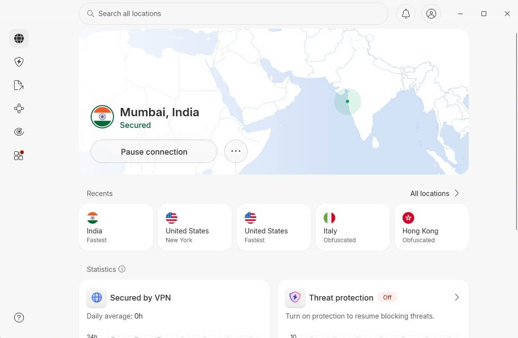 Nordvpn India Ip App