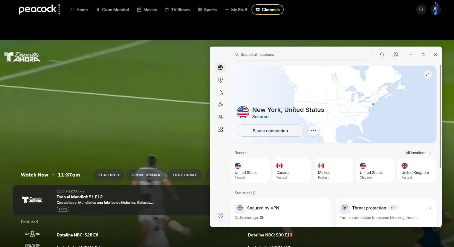 Nordvpn Peacock Unblocked