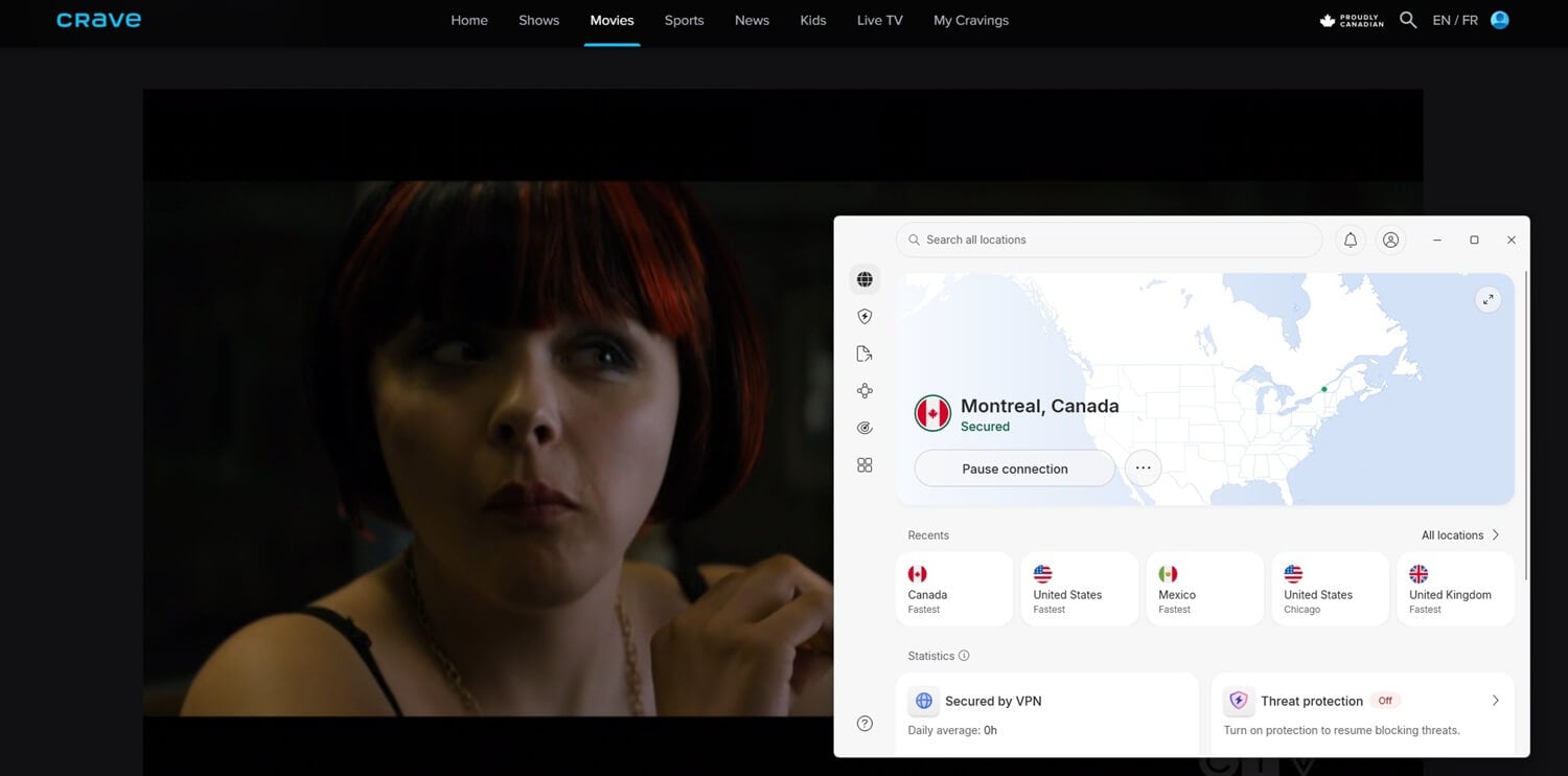 Nordvpn Watch Crave Tv Abroad