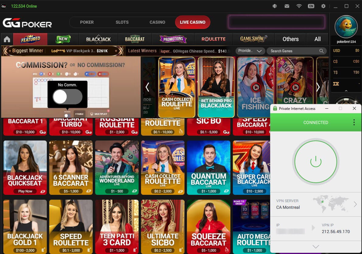 Pia Vpn Ggpoker Usa