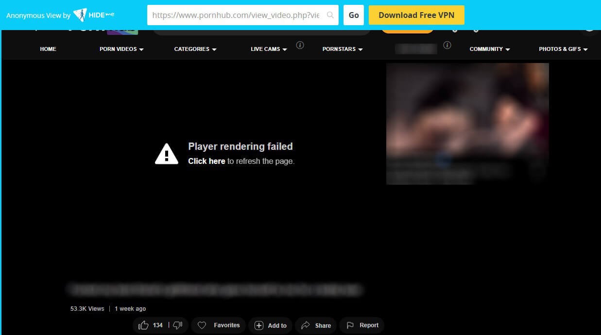 Pornhub Blocked Hide.me Proxy