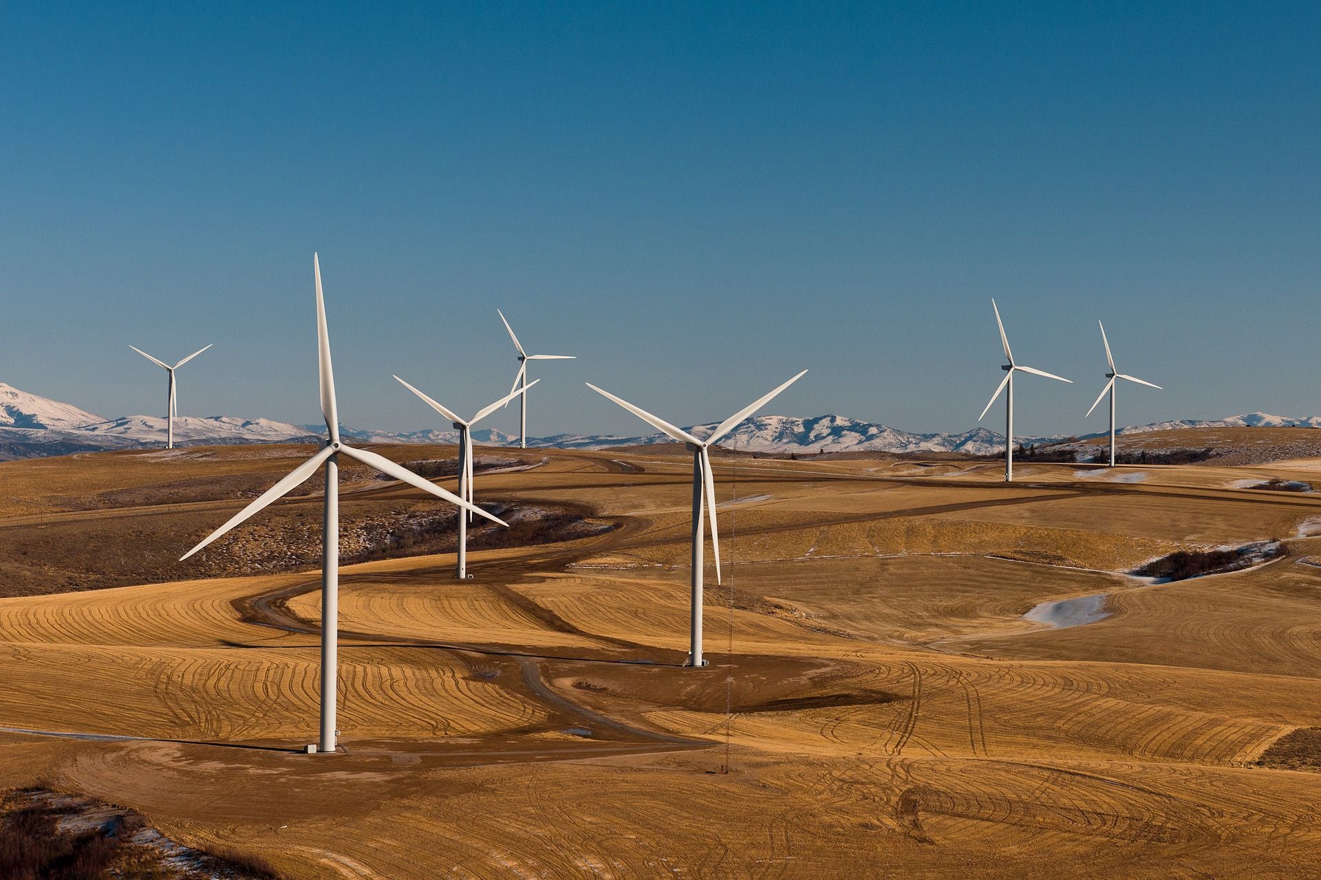 Power County Wind Farm in Power County, Idaho.