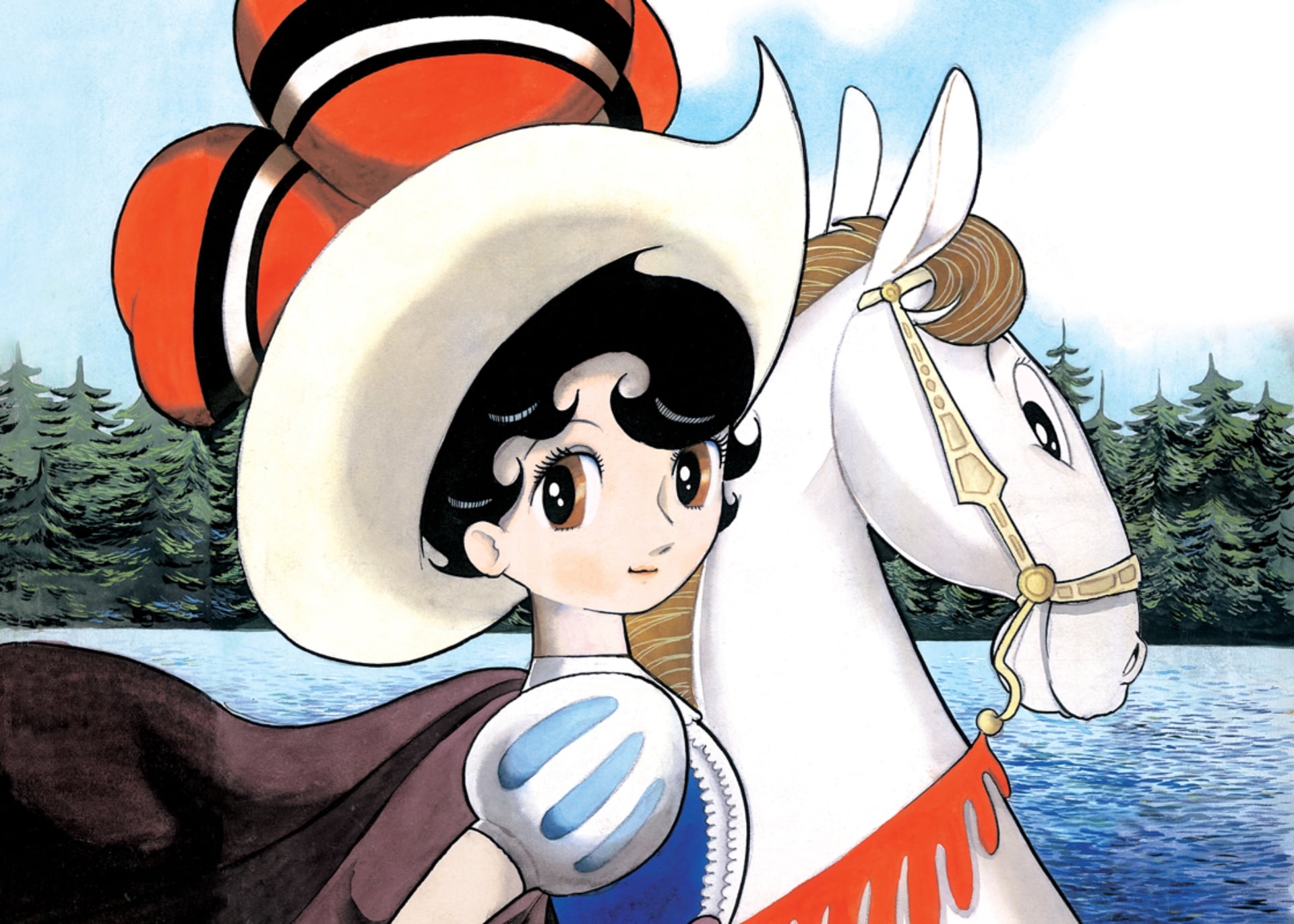 Princess Knight art of Sapphire and her horse. 