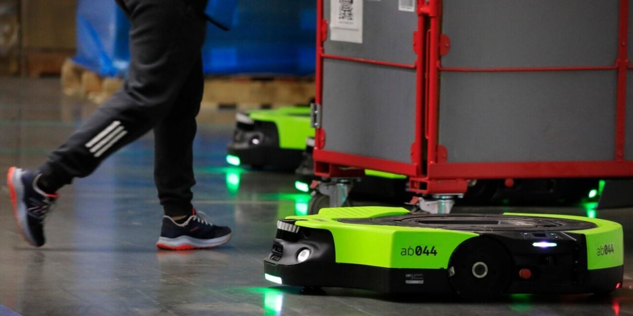 Proteus Amazon Robot In Warehouse