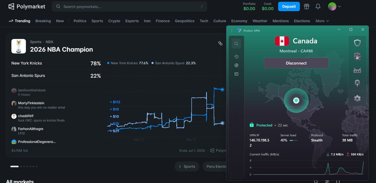 Proton Vpn Polymarket