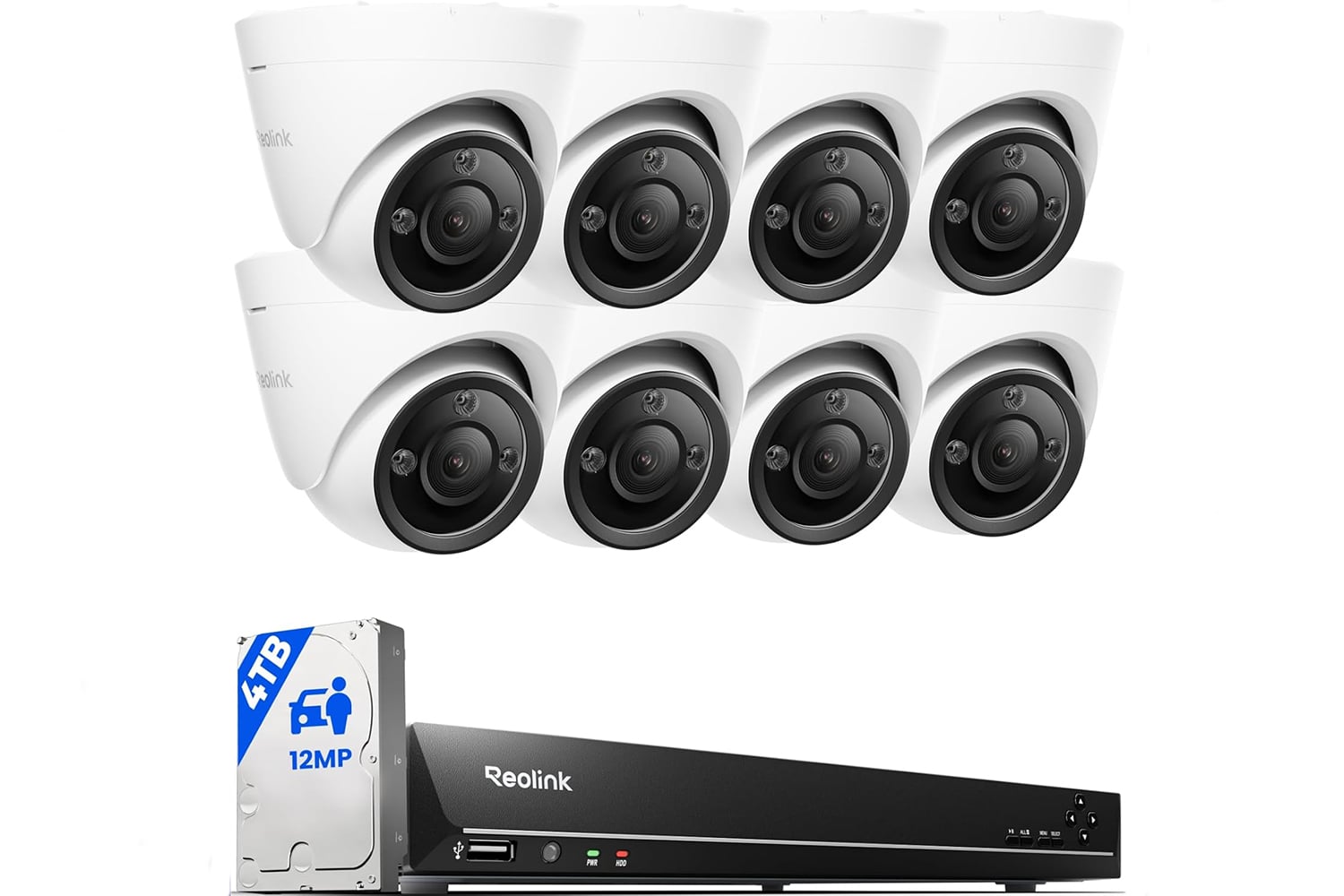 Reolink 12mp Poe Security Camera System