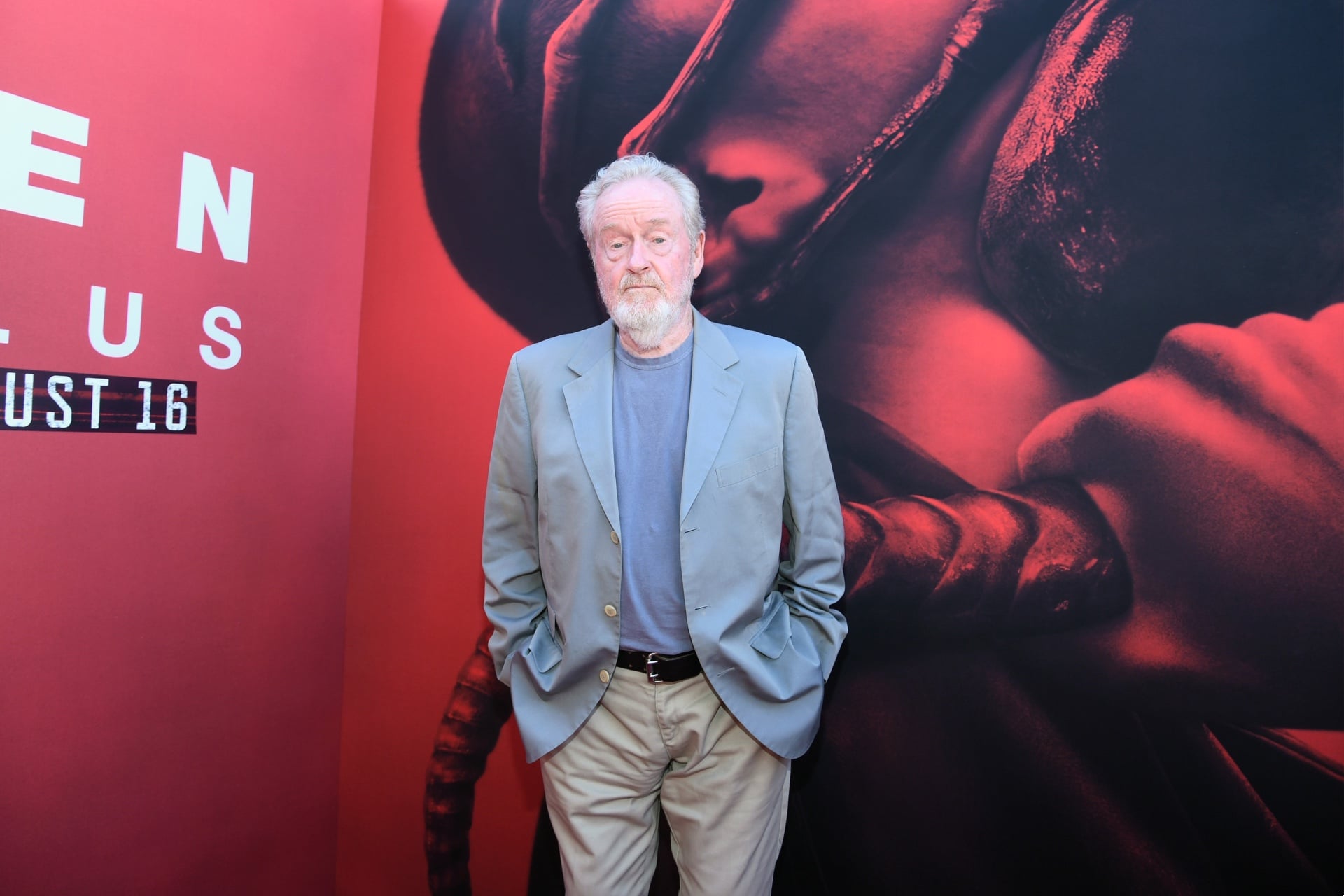 Ridley Scott attends the 'Alien: Romulus' world premiere in Hollywood, California on August 12, 2024.