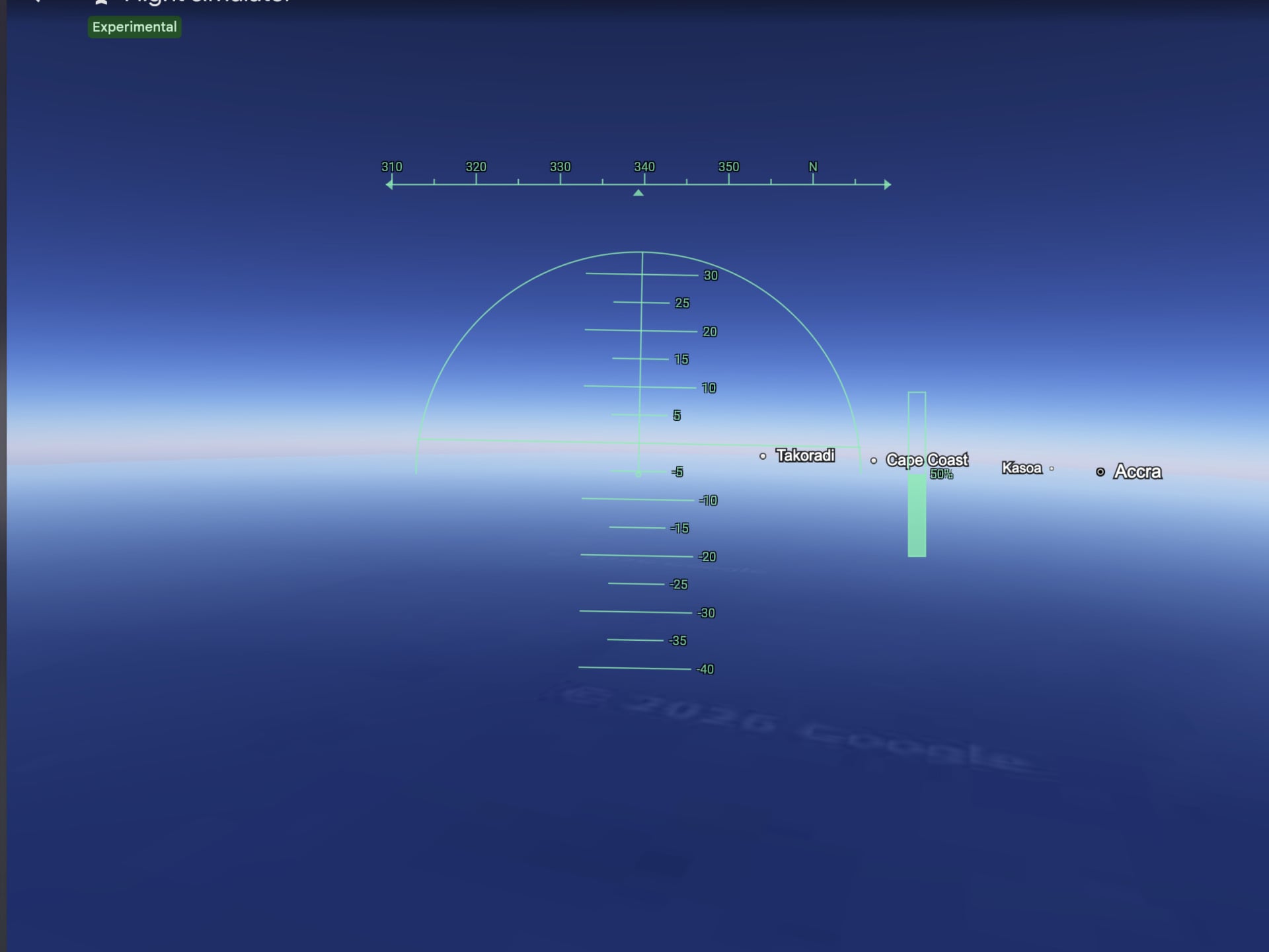Google Earth Flight Simulator
