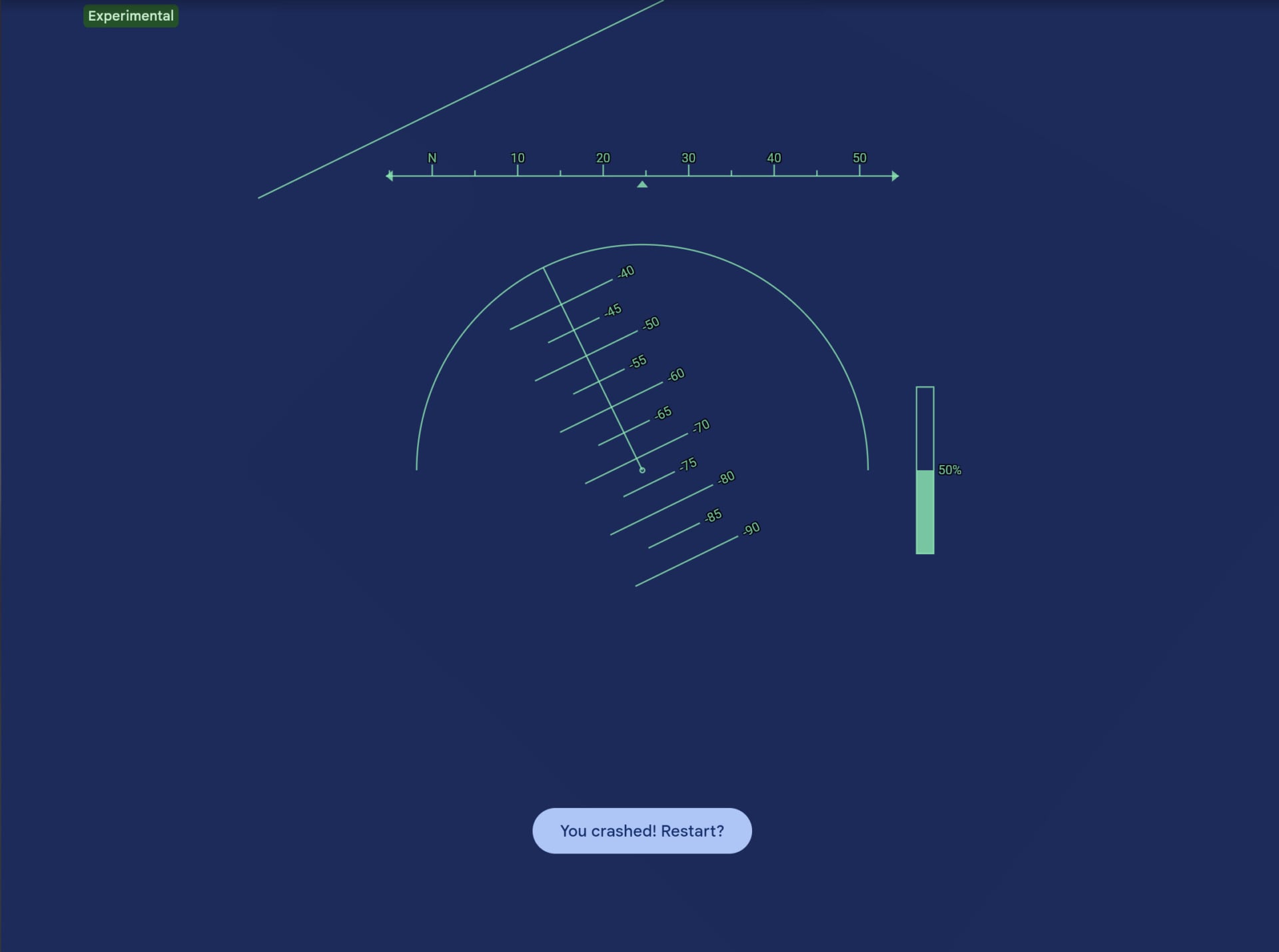 Google simulator crash