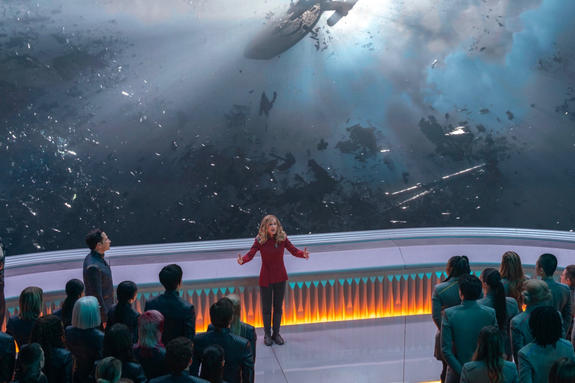 Holly Hunter in 'Star Trek: Starfleet Academy.'